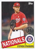2020 Topps #85TB-49 Stephen Strasburg 1985 Topps Baseball 35th Anniversary