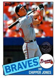 2020 Topps #85-7 Chipper Jones 1985 Topps Baseball 35th Anniversary