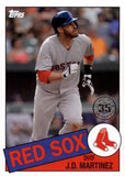 2020 Topps #85-16 J.D. Martinez 1985 Topps Baseball 35th Anniversary