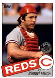 2020 Topps #85-35 Johnny Bench 1985 Topps Baseball 35th Anniversary
