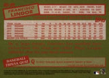 2020 Topps #85-39 Francisco Lindor 1985 Topps Baseball 35th Anniversary
