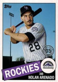 2020 Topps #85-41 Nolan Arenado 1985 Topps Baseball 35th Anniversary