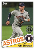 2020 Topps #85-51 Alex Bregman 1985 Topps Baseball 35th Anniversary