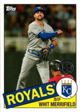 2020 Topps #85-52 Whit Merrifield 1985 Topps Baseball 35th Anniversary