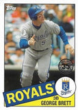 2020 Topps #85-53 George Brett 1985 Topps Baseball 35th Anniversary