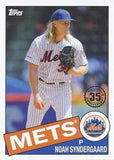 2020 Topps #85-67 Noah Syndergaard 1985 Topps Baseball 35th Anniversary