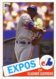 2020 Topps #85-64 Vladimir Guerrero 1985 Topps Baseball 35th Anniversary