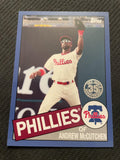2020 Topps #85TB-36 Andrew McCutchen 1985 Topps Baseball 35th Anniversary Blue