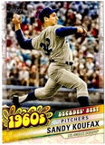 2020 Topps #DB-15 Sandy Koufax Decades' Best (Series Two)