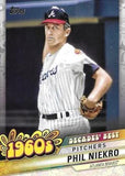 2020 Topps #DB-19 Phil Niekro Decades' Best (Series Two)