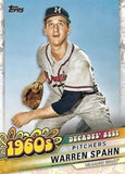 2020 Topps #DB-16 Warren Spahn Decades' Best (Series Two)