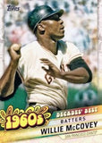 2020 Topps #DB-27 Willie McCovey Decades' Best (Series Two)