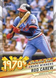 2020 Topps #DB-36 Rod Carew Decades' Best (Series Two)