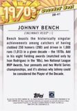 2020 Topps #DB-41 Johnny Bench Decades' Best (Series Two)