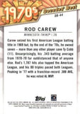 2020 Topps #DB-44 Rod Carew Decades' Best (Series Two)