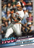 2020 Topps #DB-46 Eddie Murray Decades' Best (Series One)