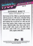 2020 Topps #DB-48 George Brett Decades' Best (Series One)