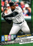 2020 Topps #DB-52 Frank Thomas Decades' Best Green (Series One)
