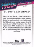 2020 Topps #DB-53 St. Louis Cardinals Decades' Best (Series Two)