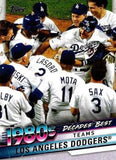 2020 Topps #DB-57 Los Angeles Dodgers Decades' Best (Series Two)