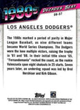 2020 Topps #DB-57 Los Angeles Dodgers Decades' Best (Series Two)