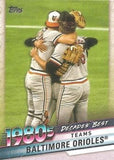 2020 Topps #DB-60 Baltimore Orioles Decades' Best (Series Two)