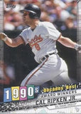 2020 Topps #DB-61 Cal Ripken Jr. Decades' Best (Series One)