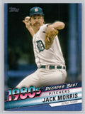 2020 Topps #DB-66 Jack Morris Decades' Best Blue (Series Two)