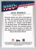2020 Topps #DB-66 Jack Morris Decades' Best Blue (Series Two)