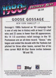 2020 Topps #DB-68 Goose Gossage Decades' Best (Series Two)