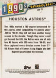 2020 Topps #DB-71 Houston Astros Decades' Best Green (Series Two)