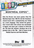 2020 Topps #DB-72 Montreal Expos Decades' Best (Series Two)