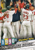 2020 Topps #DB-73 Cleveland Indians Decades' Best (Series Two)