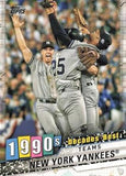 2020 Topps #DB-75 New York Yankees Decades' Best (Series Two)