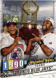 2020 Topps #DB-76 Toronto Blue Jays Decades' Best (Series Two)