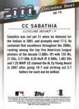 2020 Topps #DB-79 CC Sabathia Decades' Best (Series One)