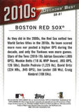 2020 Topps #DB-81 Boston Red Sox Decades' Best (Series One)