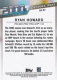 2020 Topps #DB-83 Ryan Howard Decades' Best (Series Two)