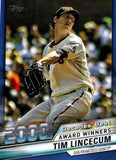 2020 Topps #DB-88 Tim Lincecum Decades' Best Blue (Series Two)