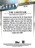 2020 Topps #DB-88 Tim Lincecum Decades' Best Blue (Series Two)