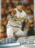 2020 Topps #DB-89 Barry Zito Decades' Best (Series Two)