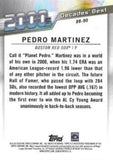 2020 Topps #DB-90 Pedro Martinez Decades' Best (Series Two)