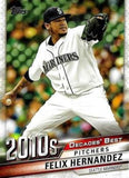 2020 Topps #DB-95 Felix Hernandez Decades' Best (Series Two)