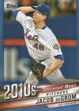 2020 Topps #DB-98 Jacob deGrom Decades' Best Blue (Series Two)