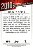 2020 Topps #DB-99 Mookie Betts Decades' Best (Series One)