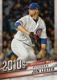 2020 Topps #DB-100 Jon Lester Decades' Best (Series Two)