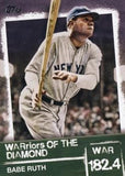 2020 Topps #WOD-1 Babe Ruth WARriors of the Diamond