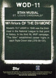 2020 Topps #WOD-11 Stan Musial WARriors of the Diamond