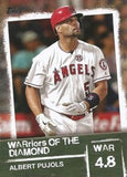 2020 Topps #WOD-16 Albert Pujols WARriors of the Diamond