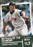 2020 Topps #WOD-23 Pedro Martinez WARriors of the Diamond